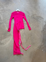 Pink Asymetrical Top