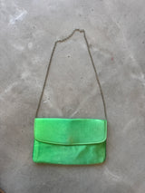 Green Satin Vintage Bag