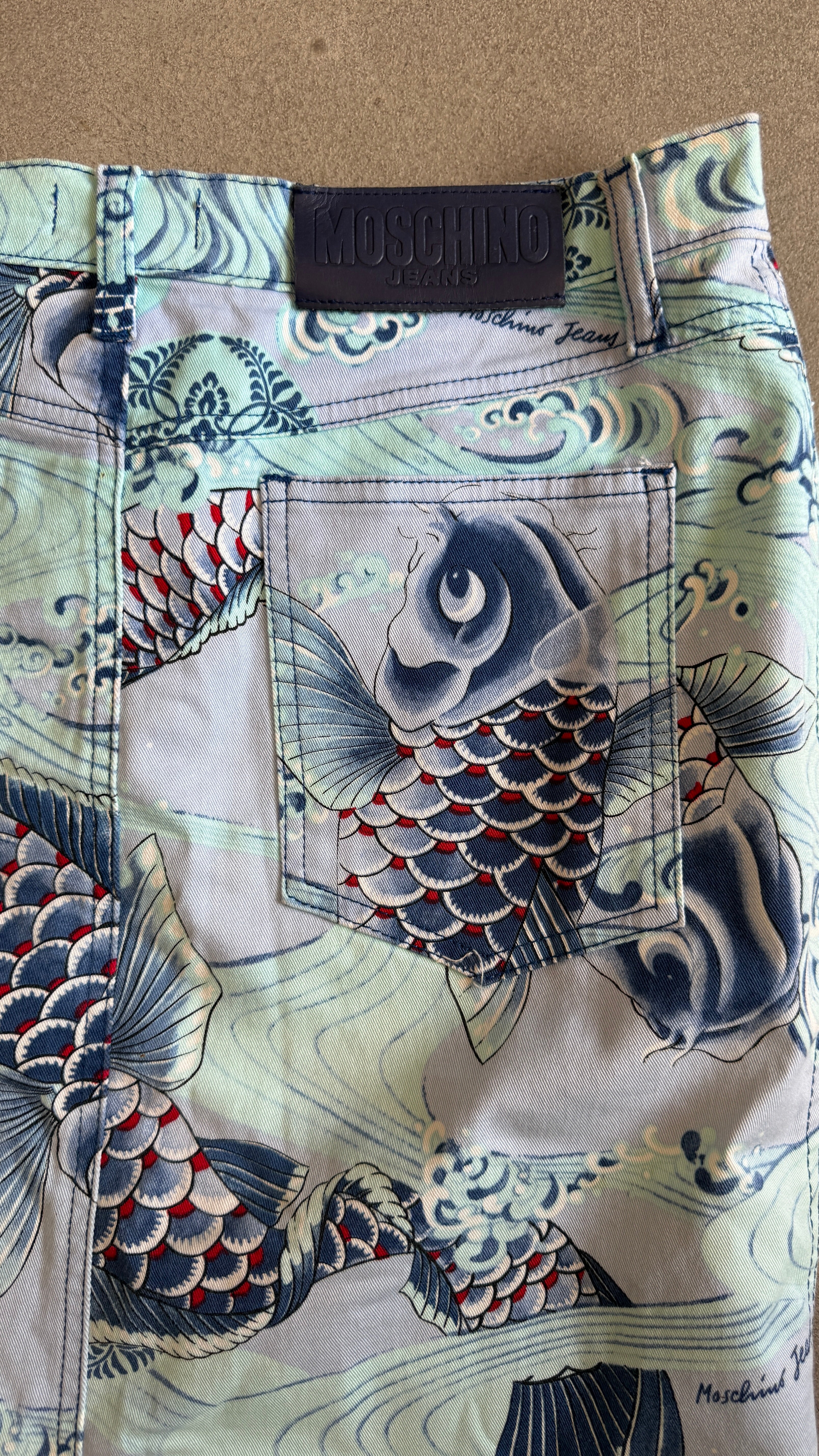 Blue Koi Fish Skirt