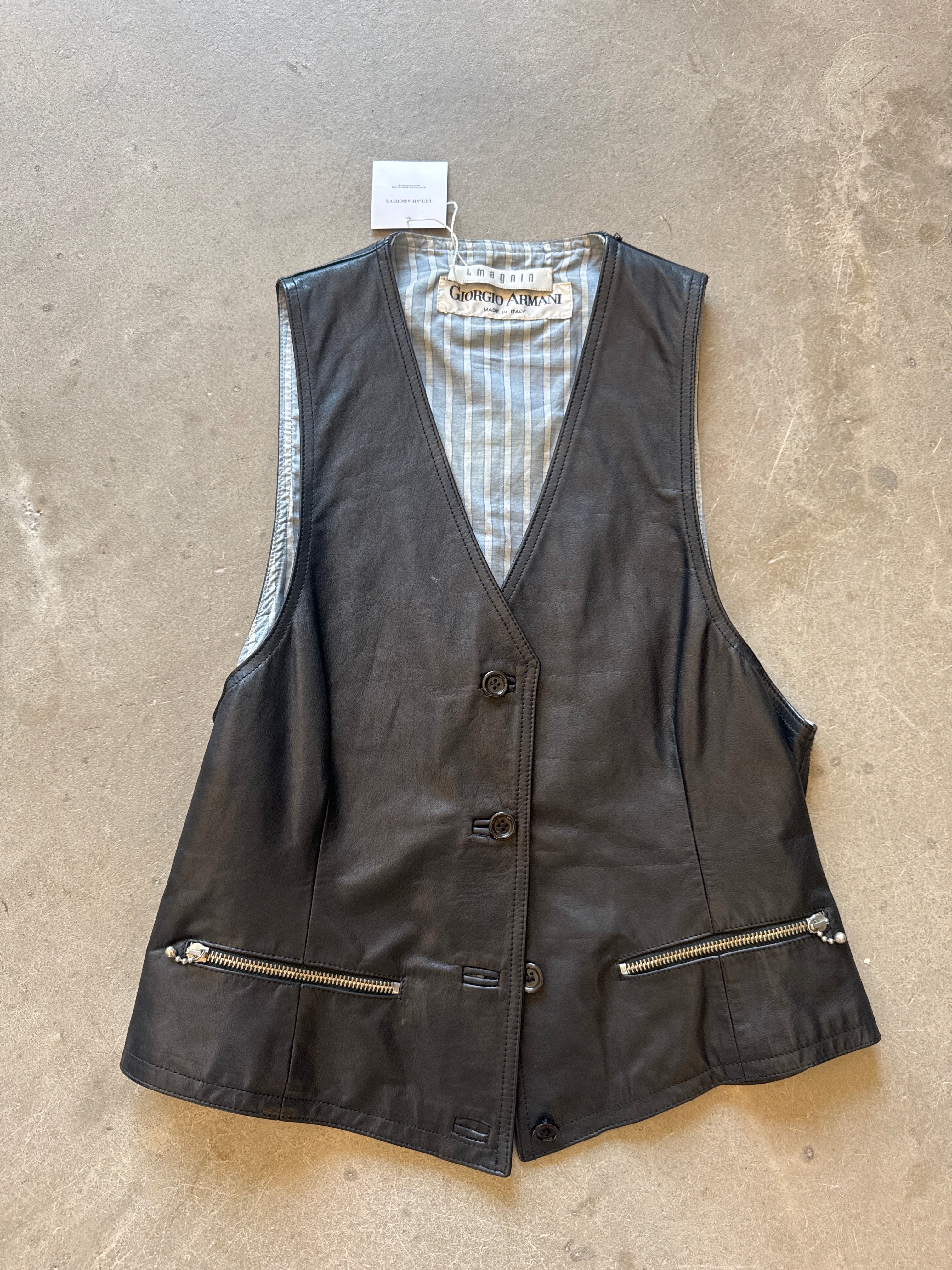 Vintage Leather Vest
