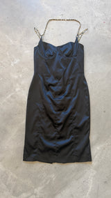 Halter Neck Black Dress