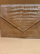 Tan Crocodile Bag