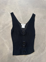 Knit Tank with Round Loops