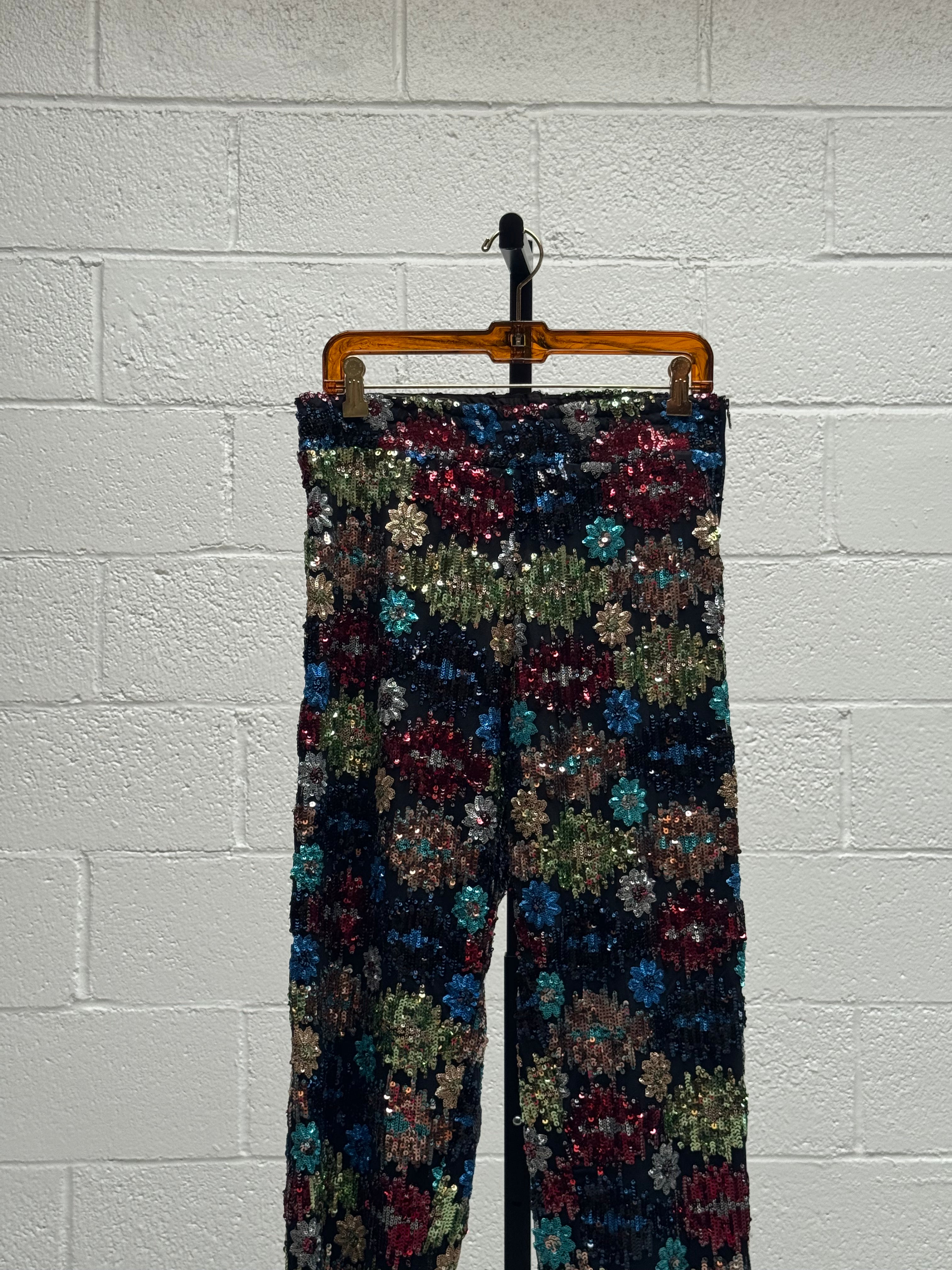 Sequins Jacket and Pant Set