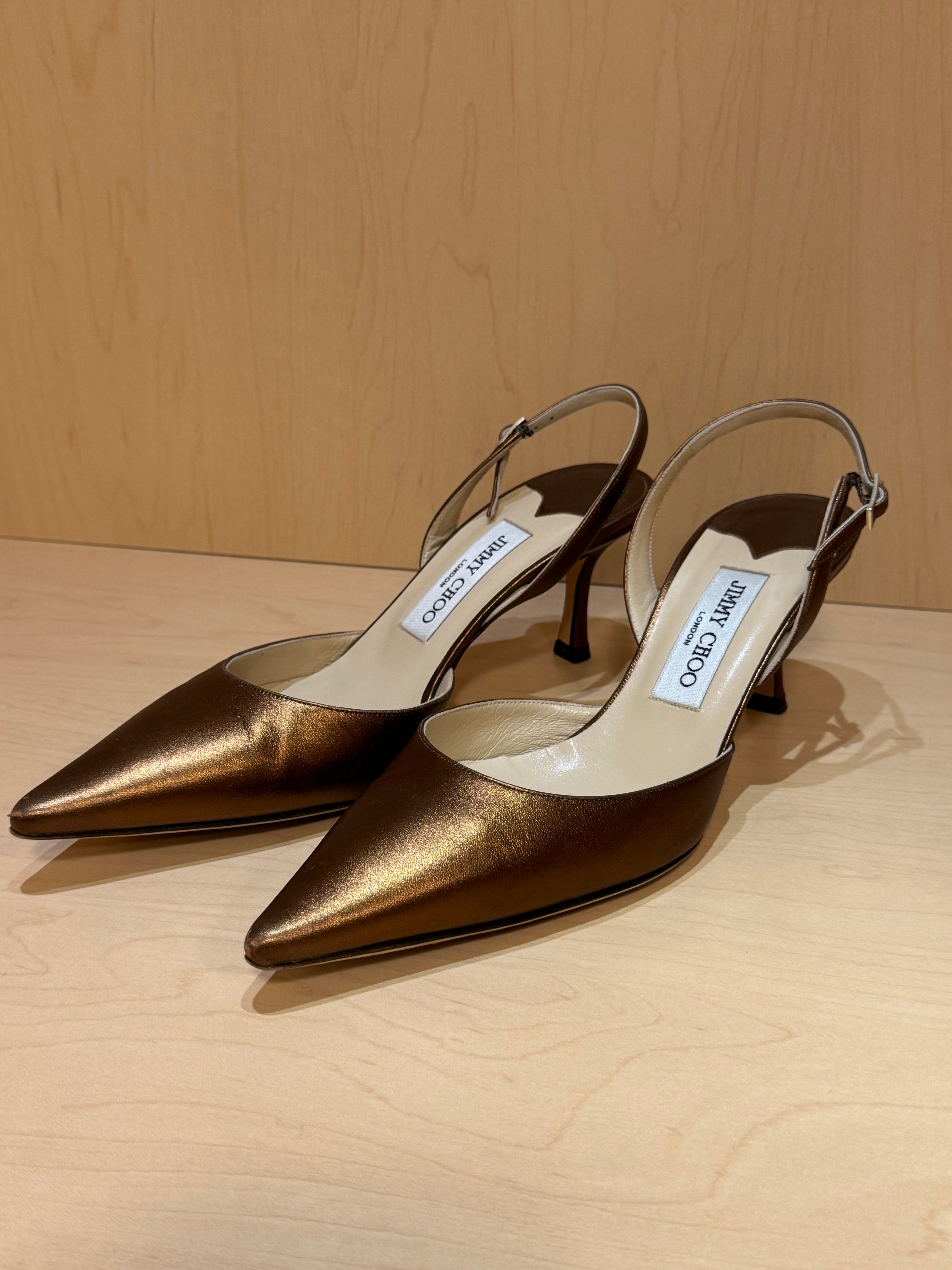 Bronze Carolyn Kitten Heel