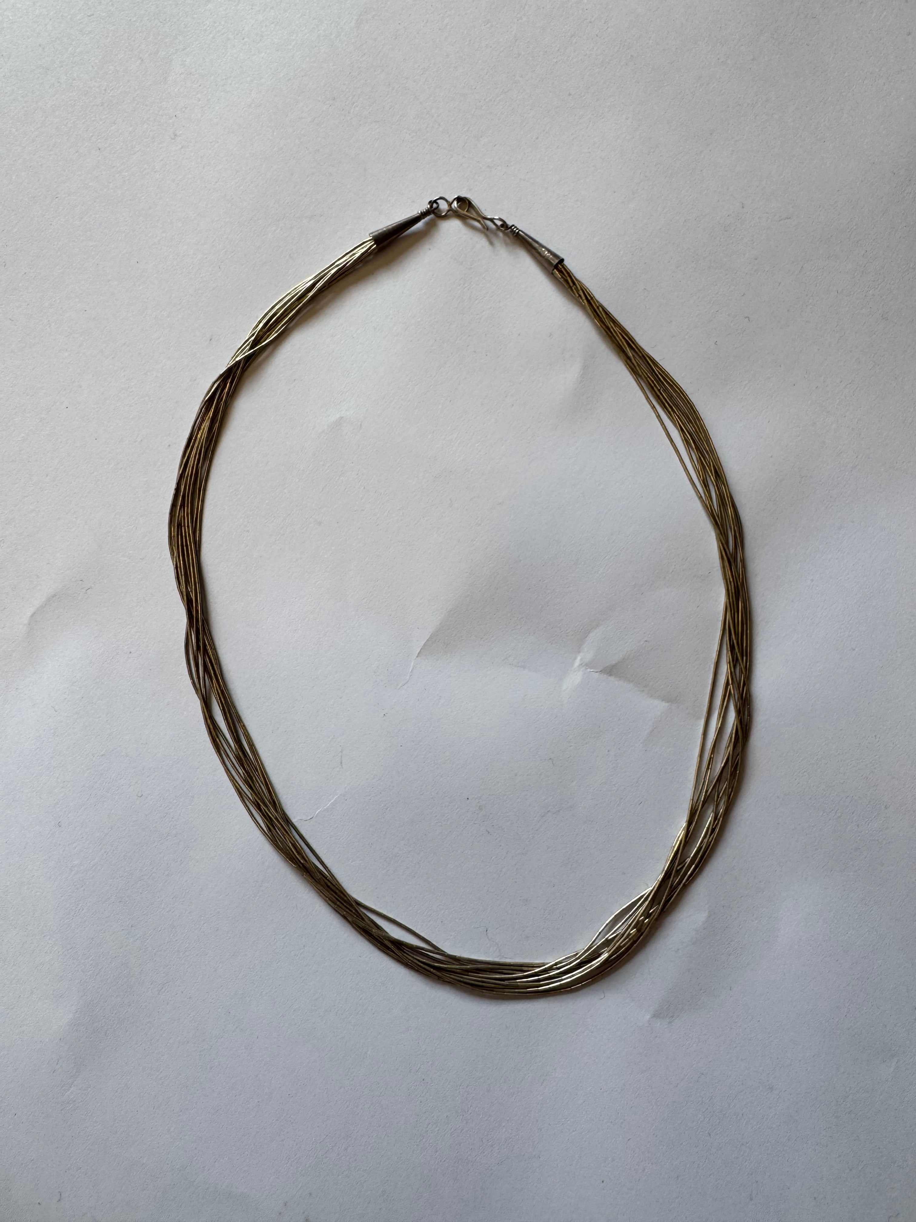 Silver Beaded Necklace