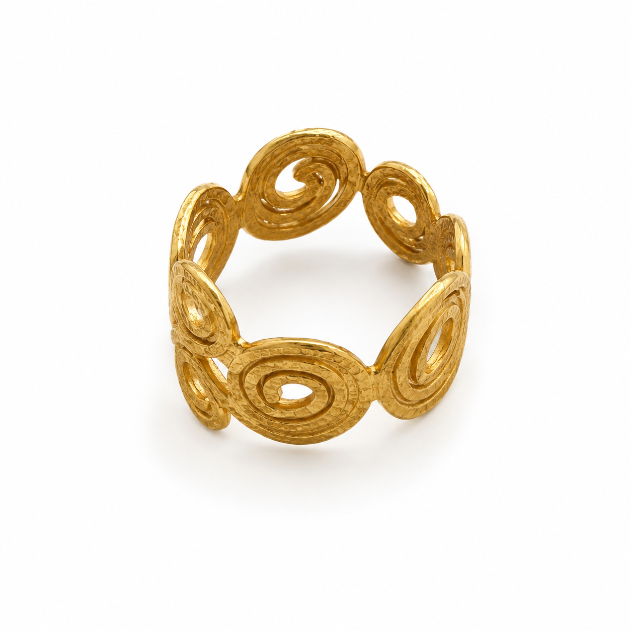 One Band Spiral Ring