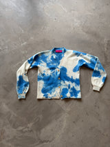 Blue Tie Dye Cashmere Cardigan