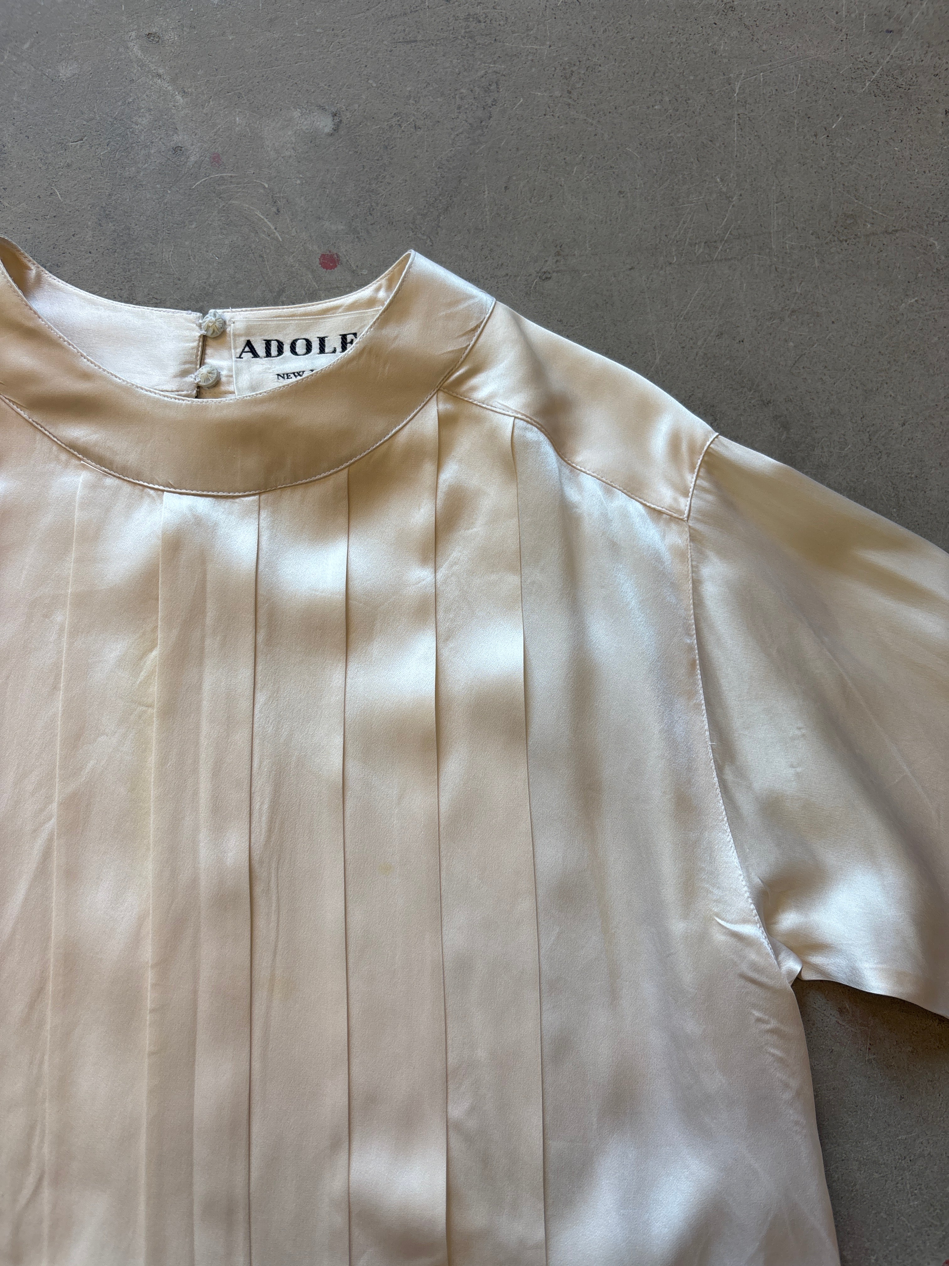White Silk Blouse
