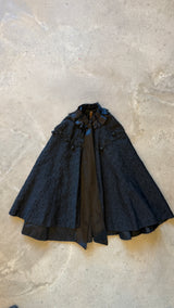 Victorian Black Beaded Cape