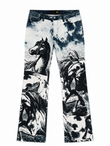 Renaissance Horse Print Early 2000s