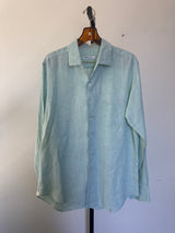 Aqua Linen Shirt
