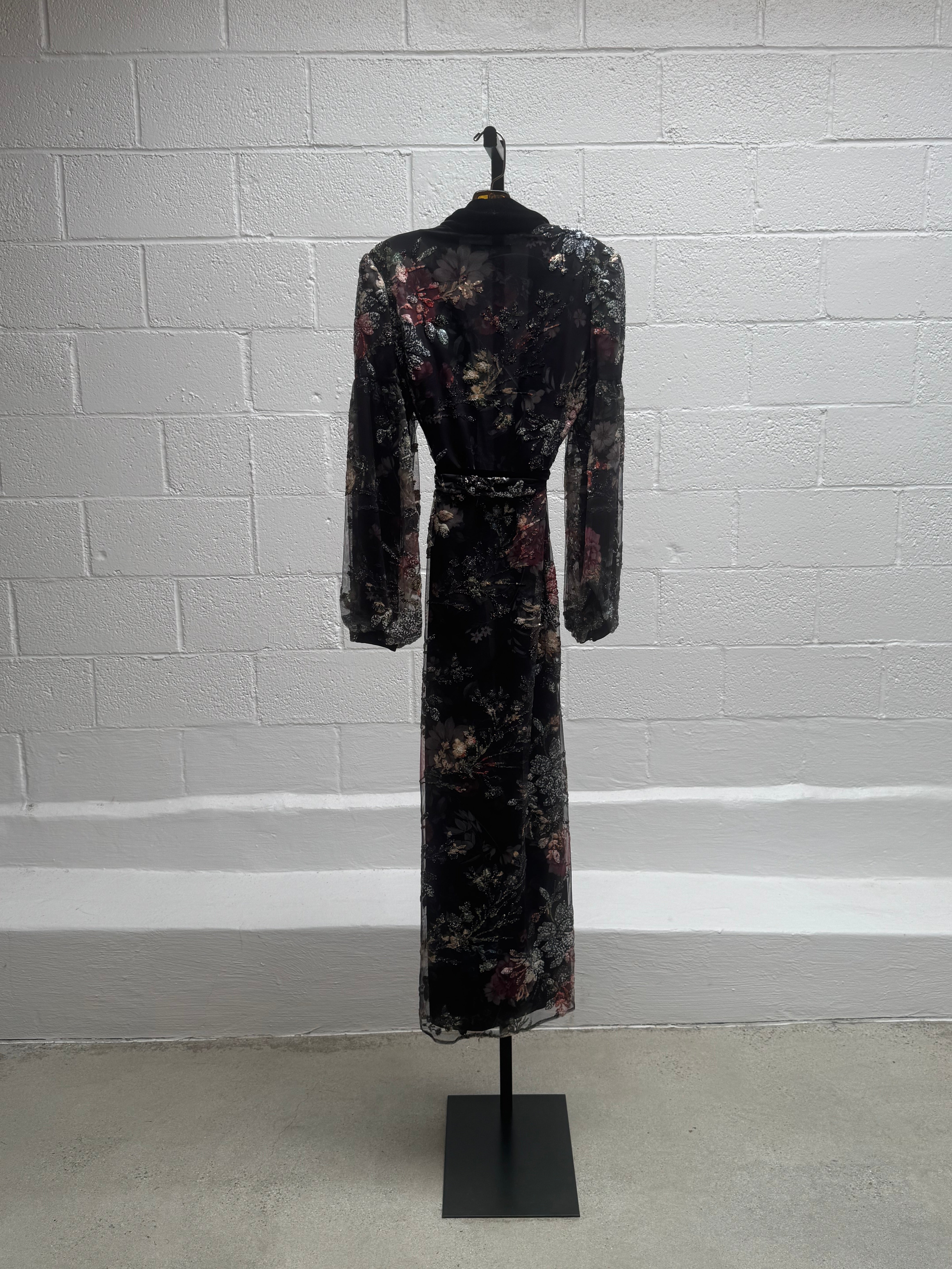 Velvet & Floral sequins Robe