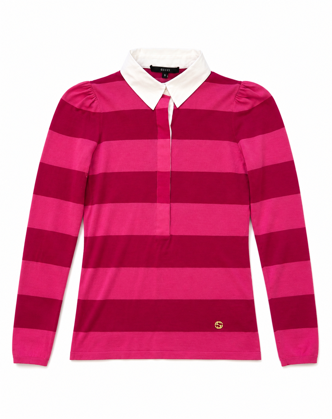 Pink Striped Long Sleeve Shirt