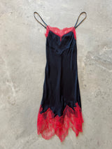 Red and Lace Slip