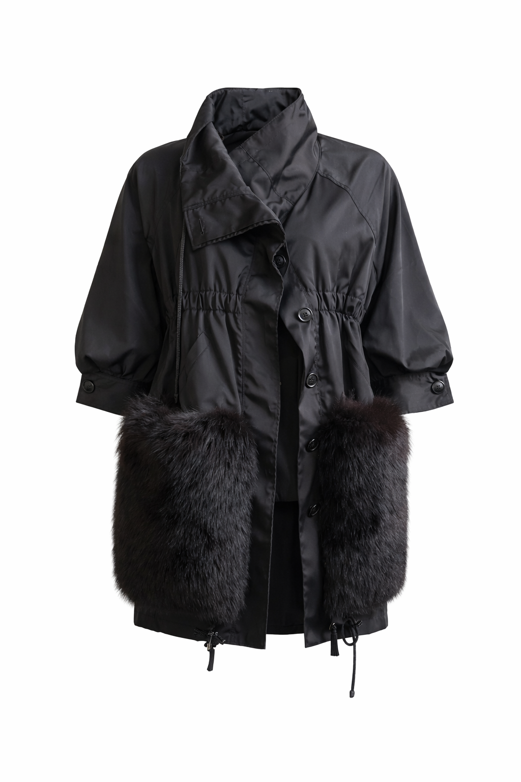 Parka with Fur Pockets