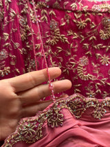 Beaded Top, Scarf and Skirt Set