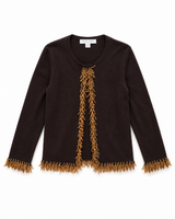 Cashmere and Wood Bead Vintage