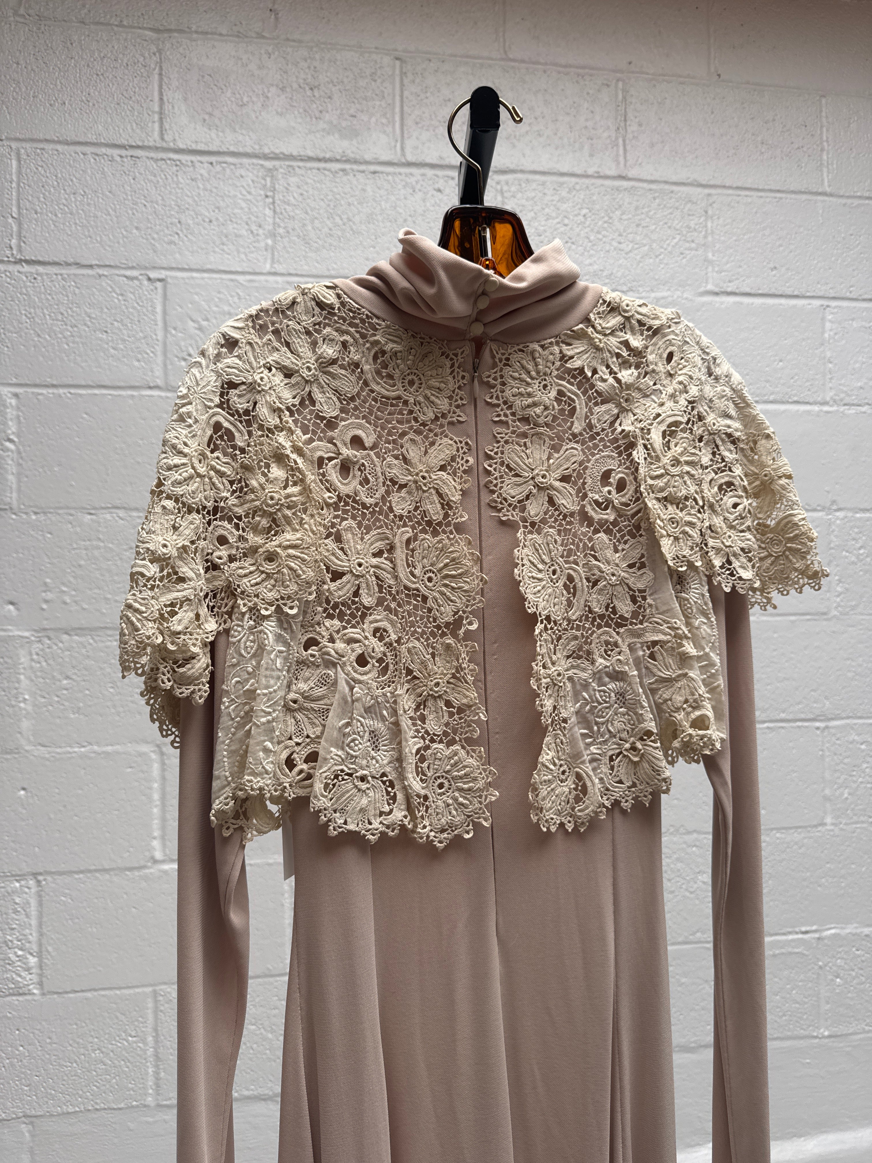Lace and Jersey Dress