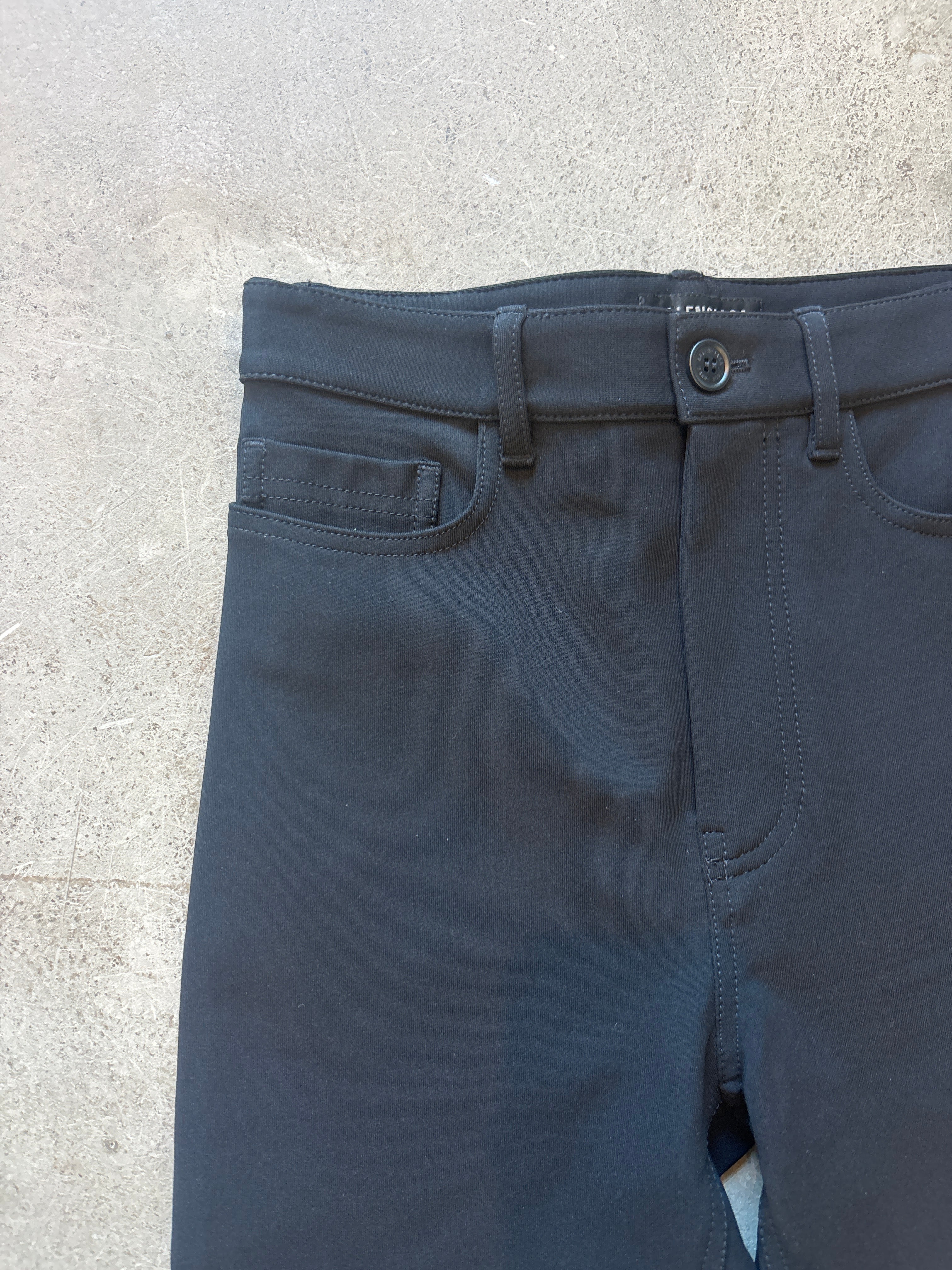 Black High-Waisted Pants