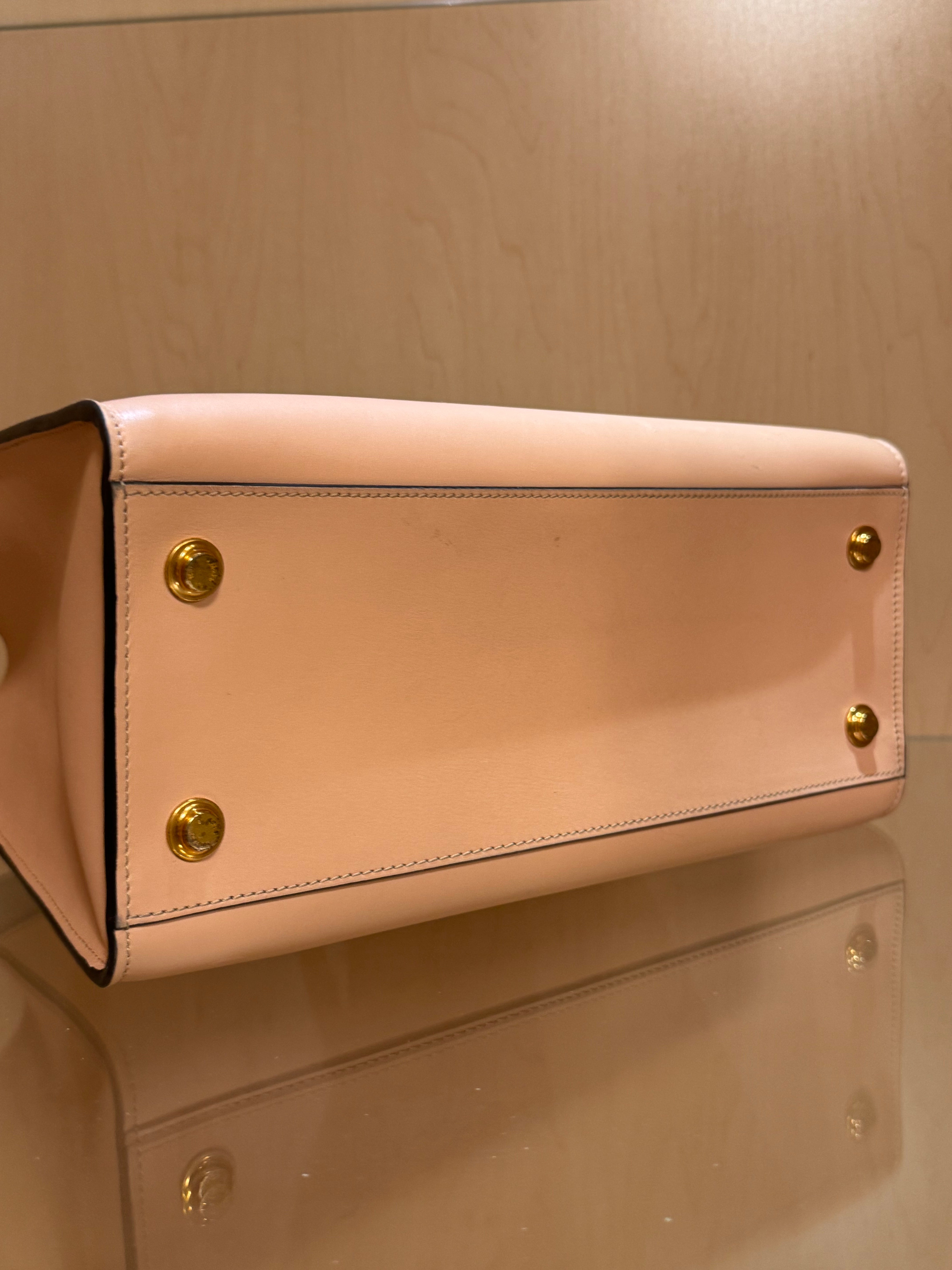 Tan and Black City Steamer MM Gold Hardware