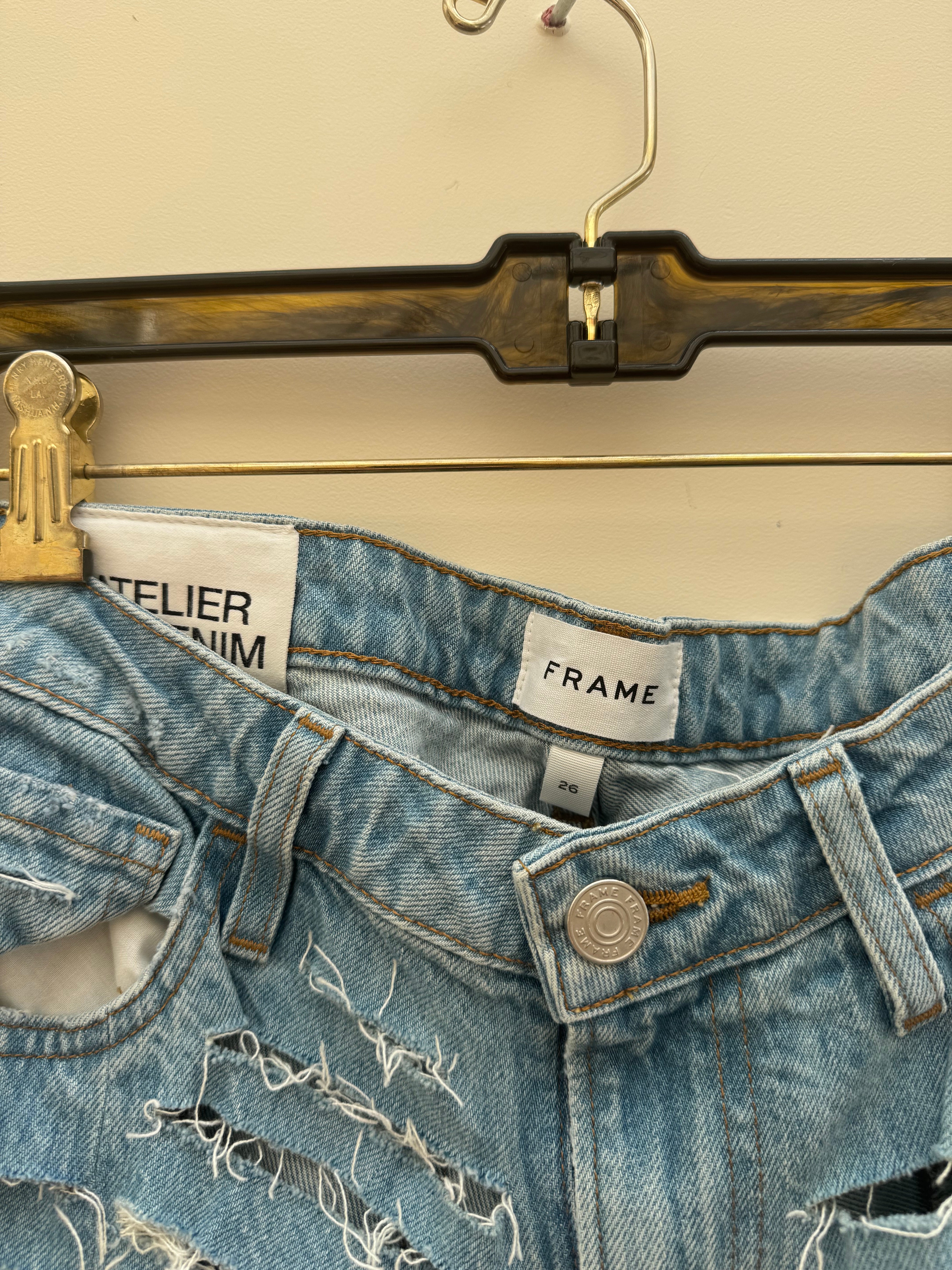 Distressed Denim Jeans