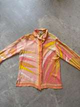Pucci Chiffon Vintage Printed Blouse