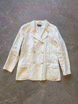 Vintage Linen Blazer