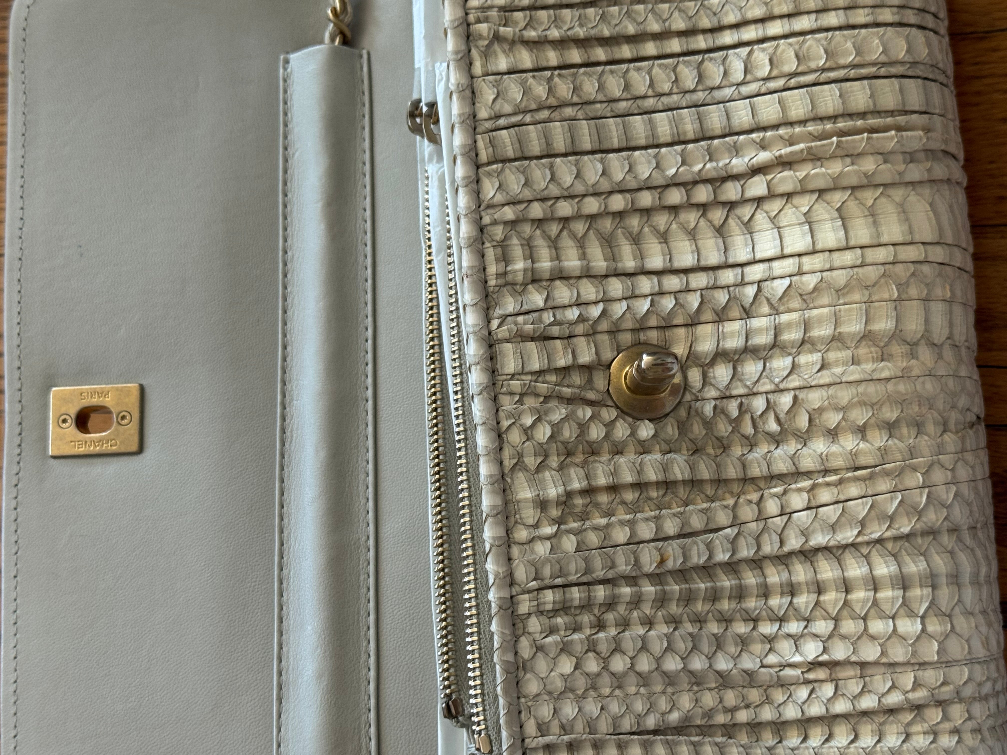 Cruise 2018 Pleated Python Bag