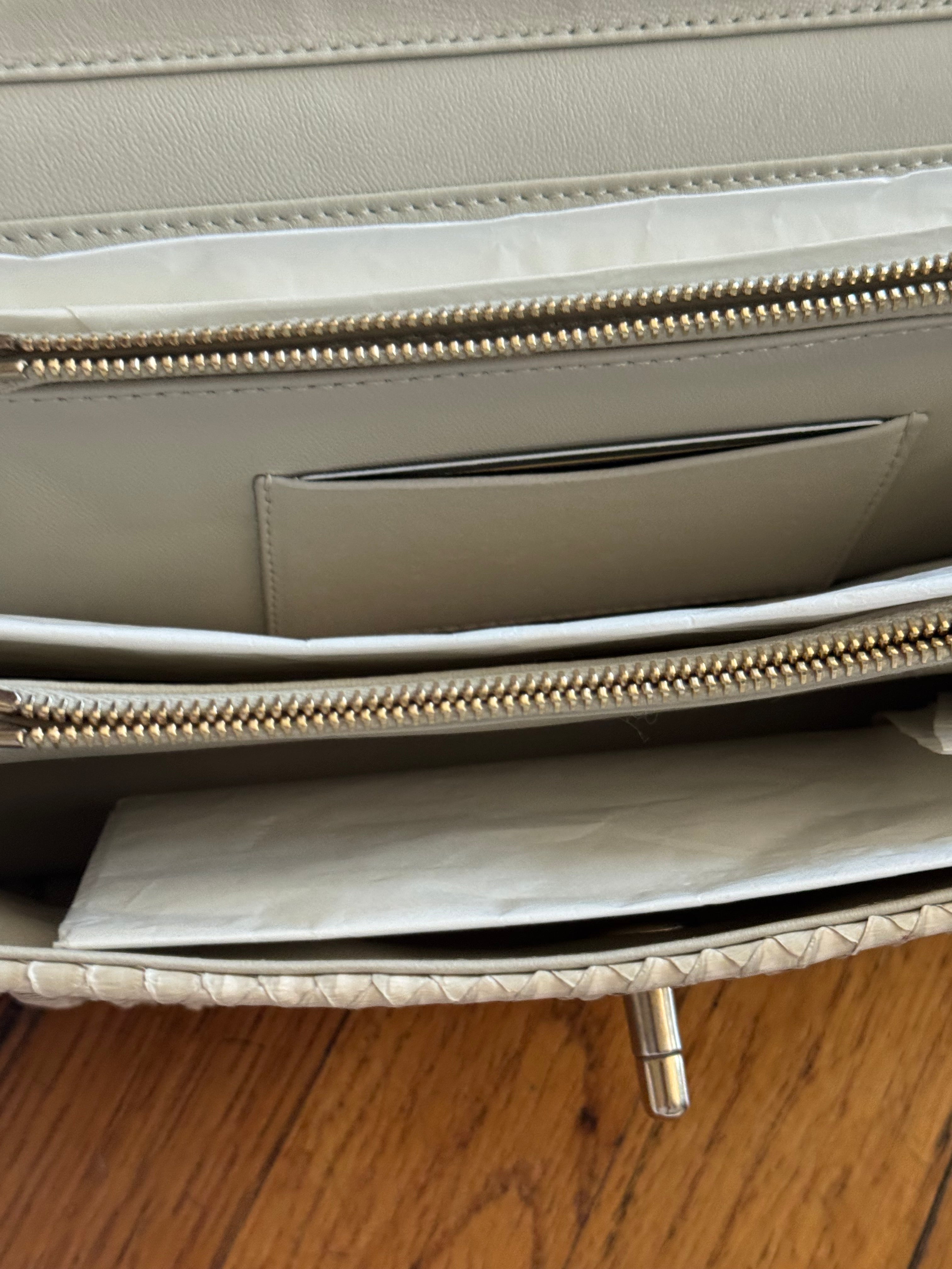 Cruise 2018 Pleated Python Bag