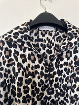 Animal Print Top and Skirt Set