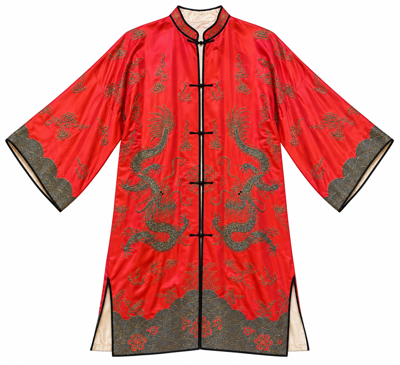 Embroidered Vintage Duster