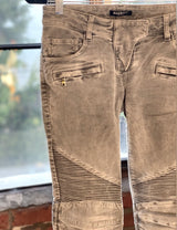 Velvet Moto Pants