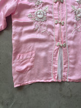 Silk Vintage Jacket with Embroidery
