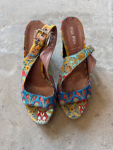 Brocade Heel