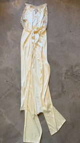 Cream Silk Gown