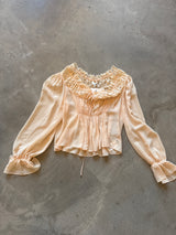 Lace and Silk Blouse