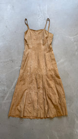Vintage Suede Dress