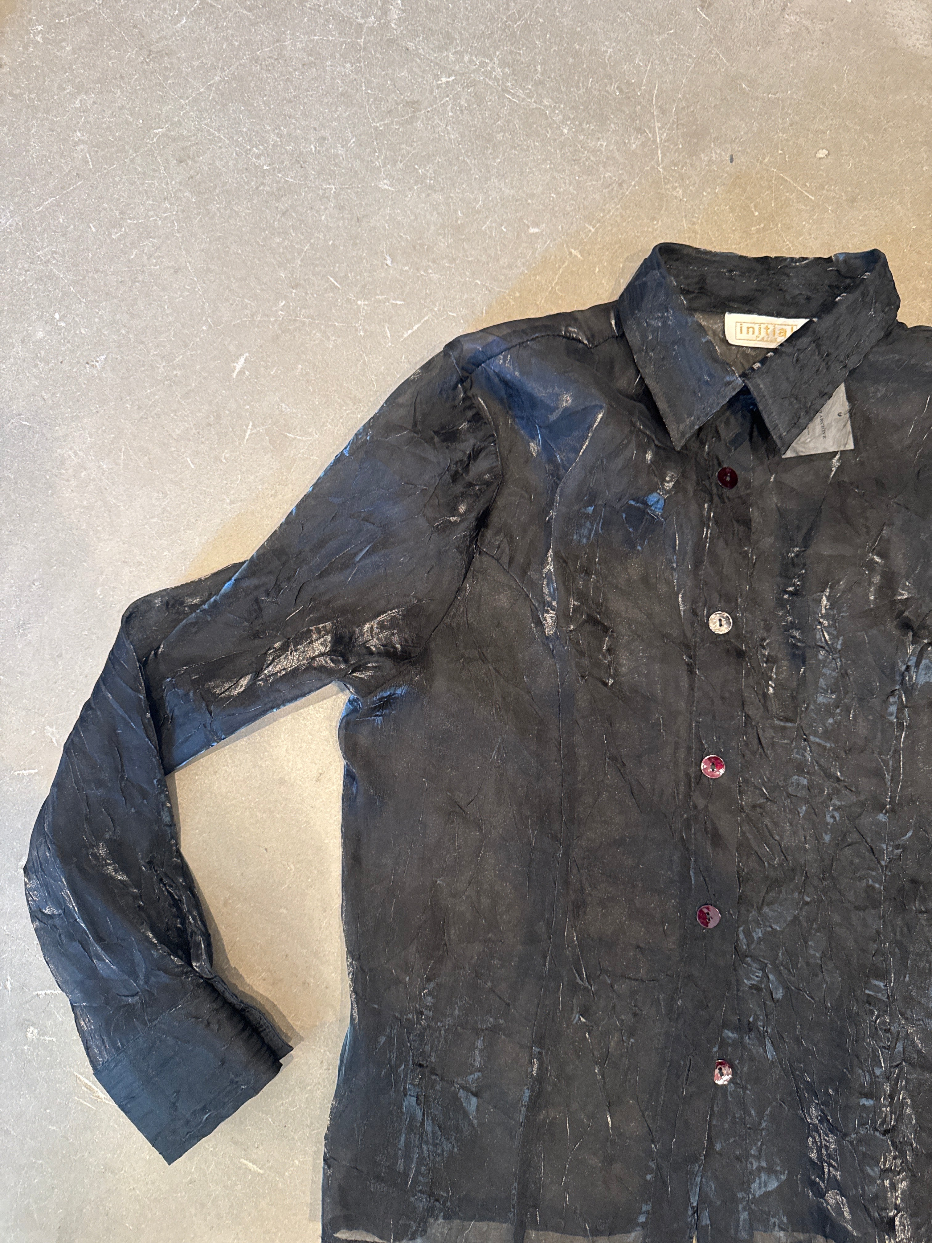 Black Sheer Vintage Shirt