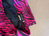 Pink Zebra Silk Pants