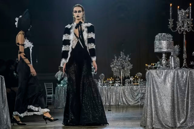 Velvet and Lace Cape FW23