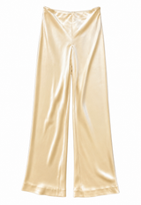 Silk Ivory-Cream Pants