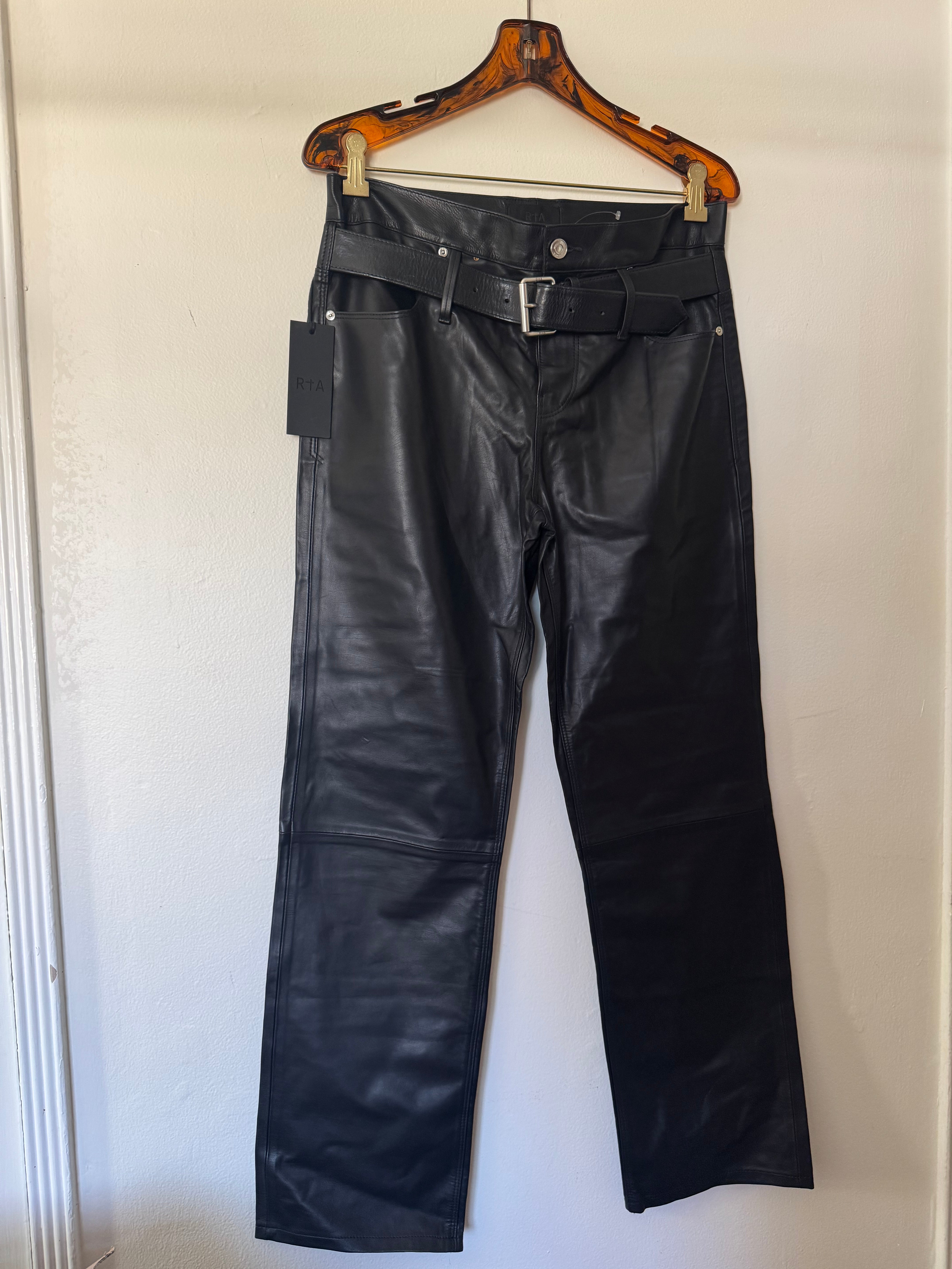 Leather Pants with Tags