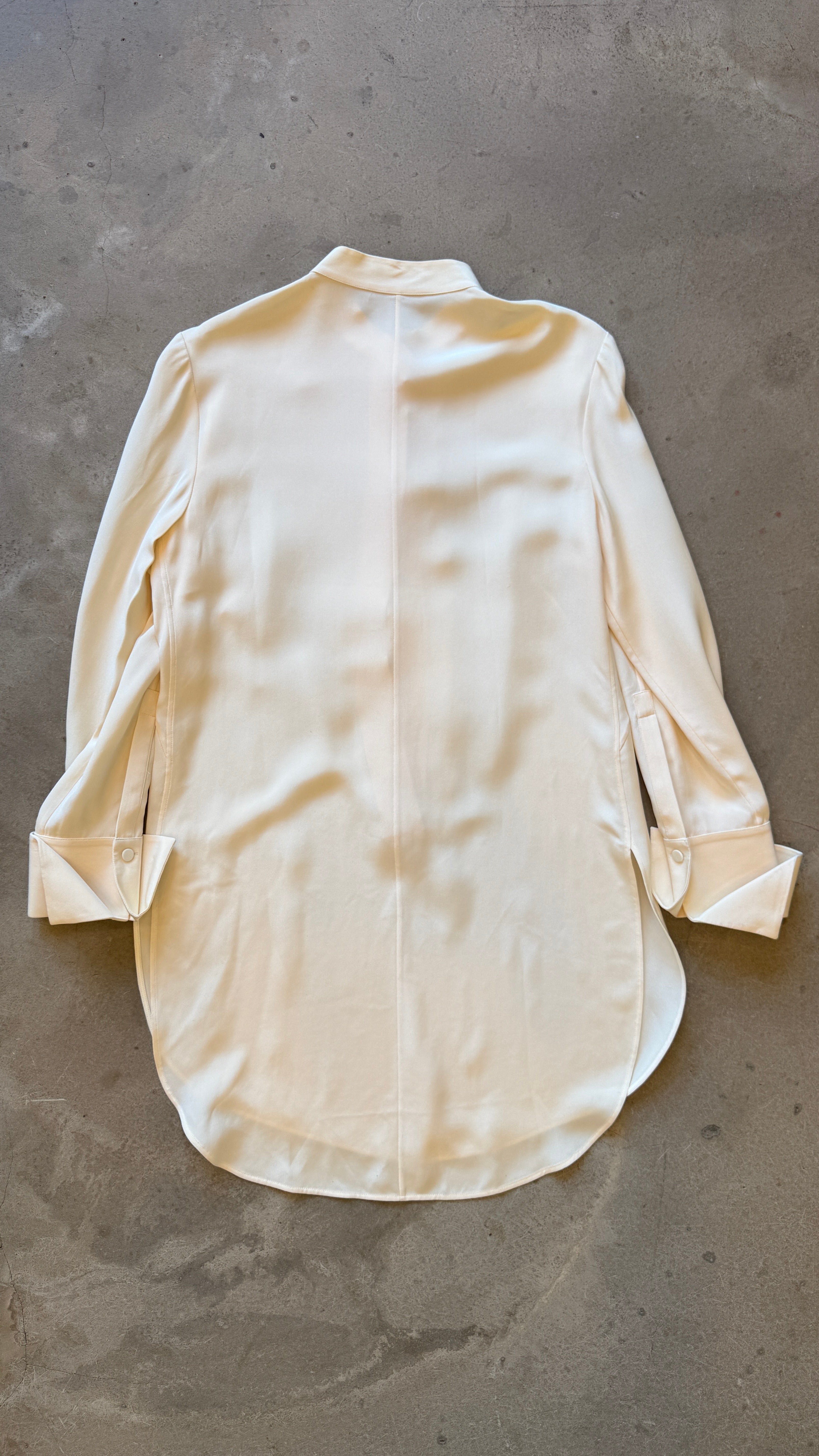 Cream Silk tunic