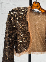 Iconic Sequins Jacket worn in performance at the King of Irans Palace
