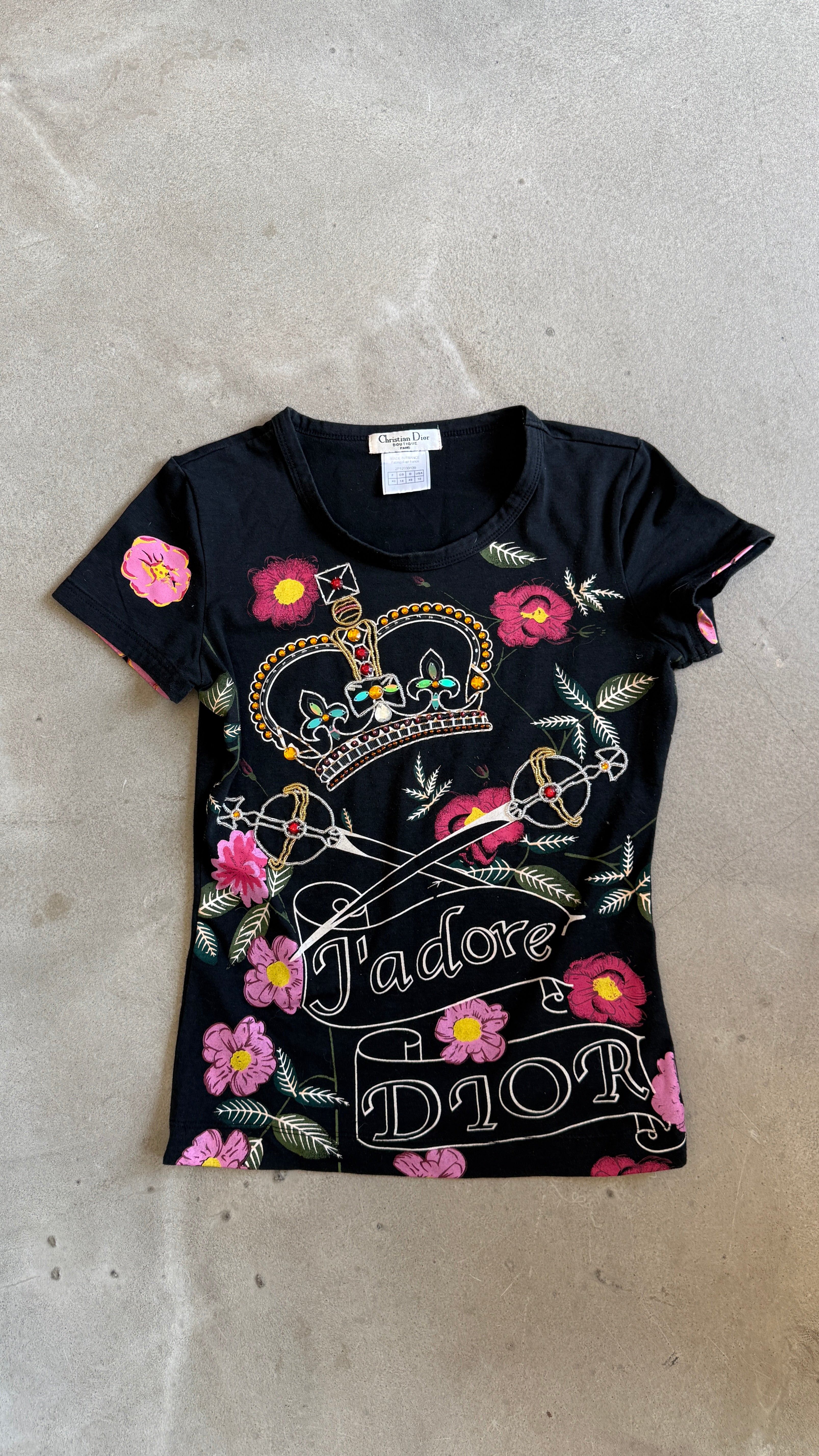 Vintage Black Crown T-shirt