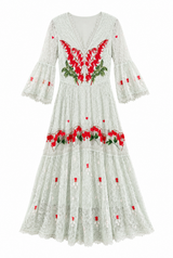 Light Green Lace Dress