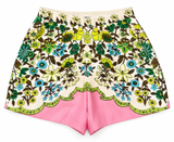 1960’s Floral Silk Shorts