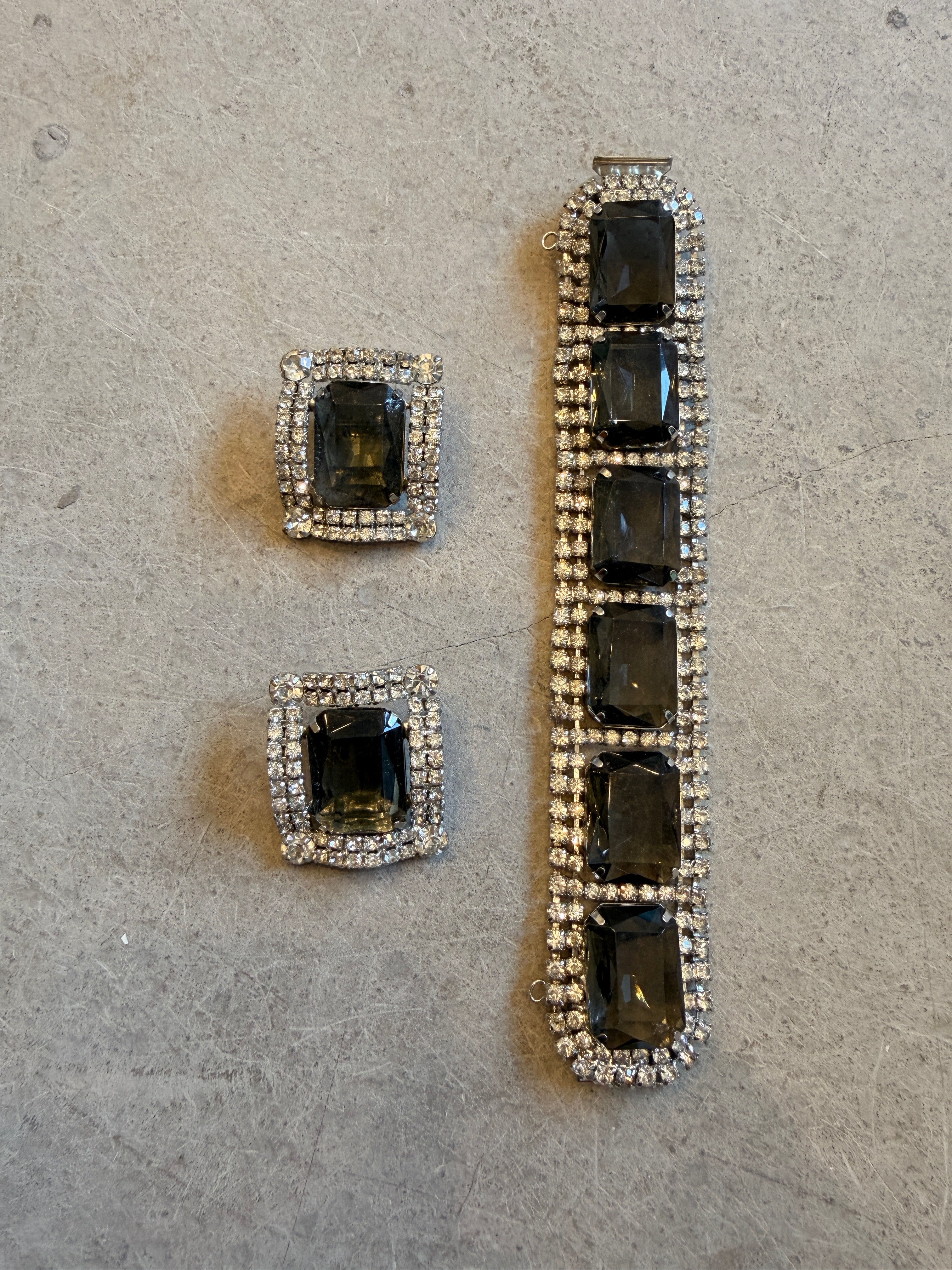 Matching Bracelet and Earrings Set
