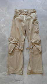 Beige Cargo Pants